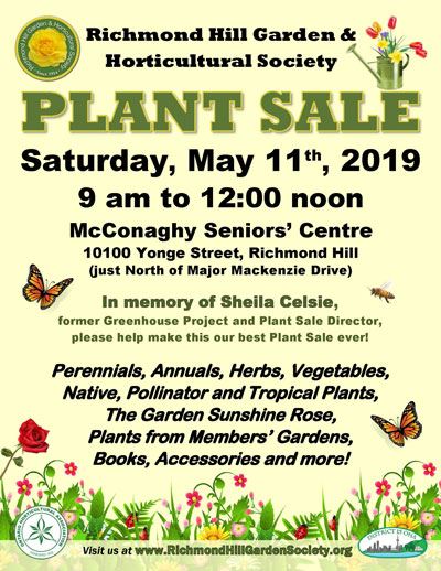 2019 Plant Sale Flyer